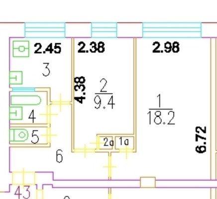 Продам двухкомнатную (2-комн.) квартиру, Дубки ул, 11, Москва г