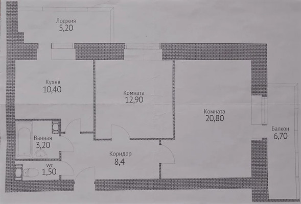 Продам двухкомнатную (2-комн.) квартиру, Бадаева ул, 14Ак1, Санкт-Петербург г
