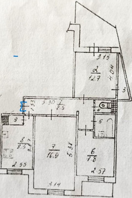 Продам трехкомнатную (3-комн.) квартиру, Куйбышева ул, 31, Симферополь г