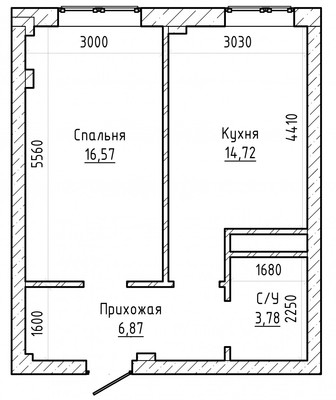 Продам однокомнатную (1-комн.) квартиру, Кабардинская ул, 200, Нальчик г