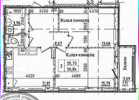 Продам двухкомнатную (2-комн.) квартиру, Луньевская ул, 4, Пермь г