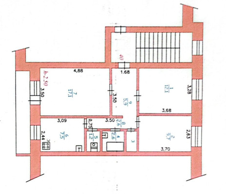 Продам трехкомнатную (3-комн.) квартиру, Большая ул, 167, Ишим г