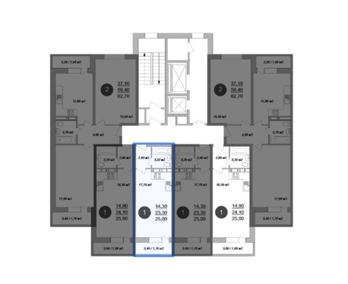 Продам однокомнатную (1-комн.) квартиру, 10, Островцы д