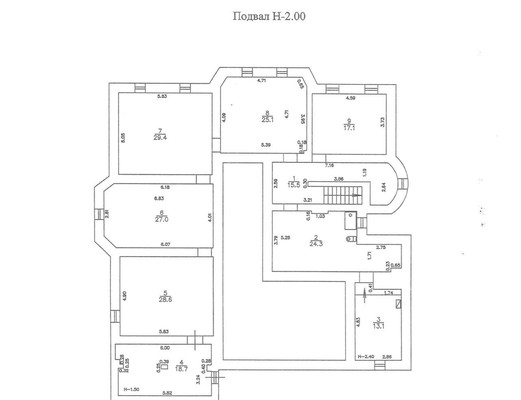 Сдам коммерческое помещение 1 001,2 м2, Тургенева ул, 22, Калининград г