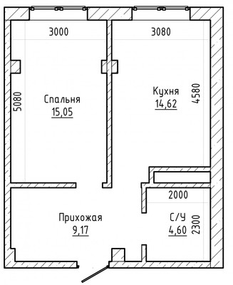 Продам однокомнатную (1-комн.) квартиру, Кабардинская ул, 202, Нальчик г