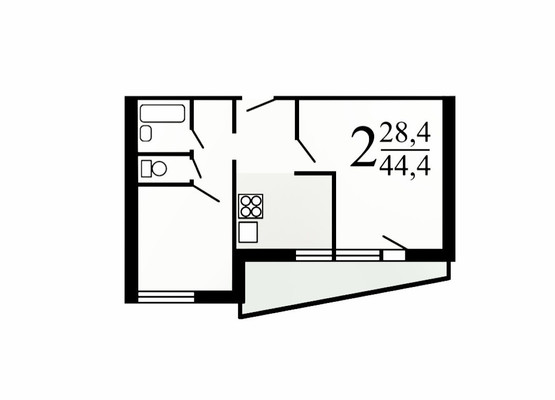 Сдам двухкомнатную (2-комн.) квартиру, Ташкентская ул, 10к1, Москва г