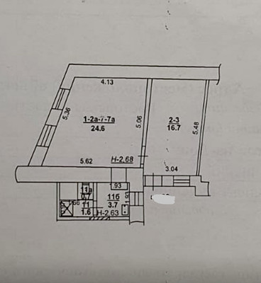 Сдам двухкомнатную (2-комн.) квартиру, Буденновский пр-кт, 35, Ростов-на-Дону г