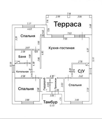 Продам дом, Тахира Якупова ул, Тюлячи с, 0 км от города