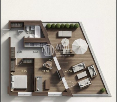 Продам двухкомнатную (2-комн.) квартиру, Автозаводская ул, 26/1, Москва г