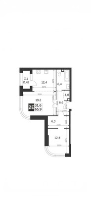 Продам двухкомнатную (2-комн.) квартиру, Вильгельма Пика ул, 1, Москва г