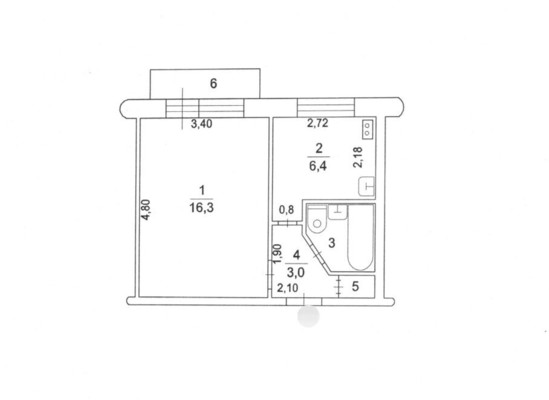 Продам однокомнатную (1-комн.) квартиру, Ленина (Ожерелье мкр.) ул, 9, Кашира г