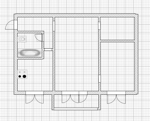 Продам двухкомнатную (2-комн.) квартиру, Костычева ул, 23, Брянск г