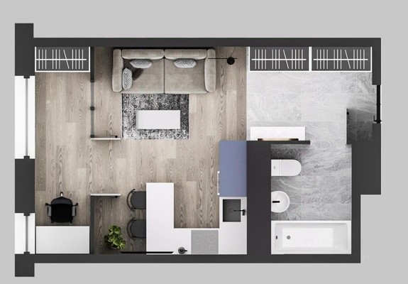 Продам однокомнатную (1-комн.) квартиру, 19-й километр (Новорязанское шоссе тер.) ул, 6к1, Котельники г