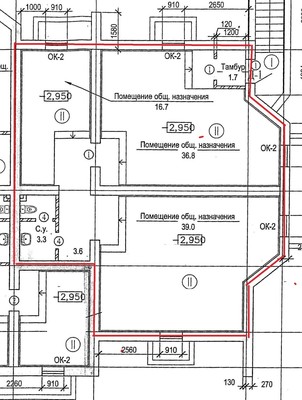 Продам коммерческое помещение 101,2 м2, Добролюбова ул, 48, Калининград г