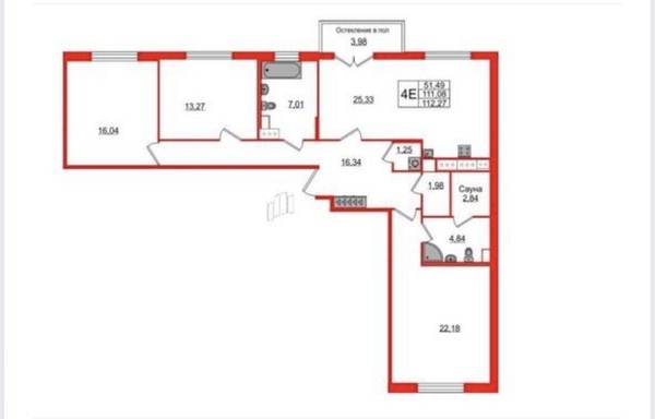 Продам трехкомнатную (3-комн.) квартиру, Кубинская ул, 76к1, Санкт-Петербург г