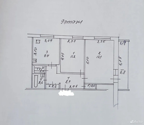 Продам двухкомнатную (2-комн.) квартиру, Юлиуса Фучика ул, 52, Казань г