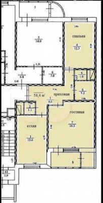 Продам двухкомнатную (2-комн.) квартиру, Центральная ул, 33, Пролетарский рп