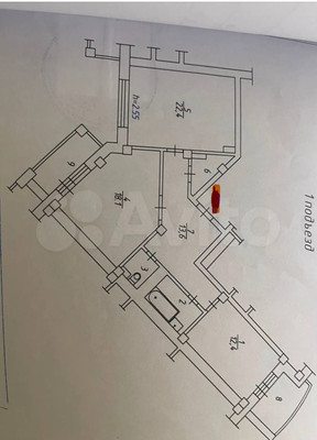 Продам трехкомнатную (3-комн.) квартиру, Алексеева ул, 17, Красноярск г