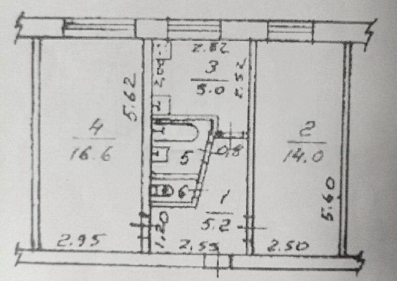 Продам двухкомнатную (2-комн.) квартиру, Белова ул, 20А, Мирное с