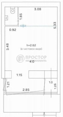 Продам коммерческое помещение 26 м2, Нижняя Масловка ул, 5к1, Москва г