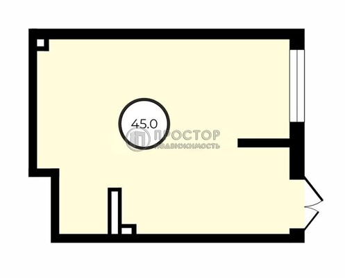 Продам коммерческое помещение 45 м2, 25 кв-л, Сосенское п