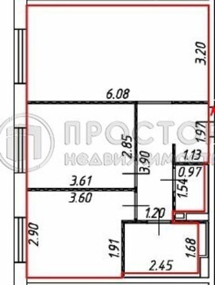 Продам двухкомнатную (2-комн.) квартиру, Крымская ул, 1, Боброво рп