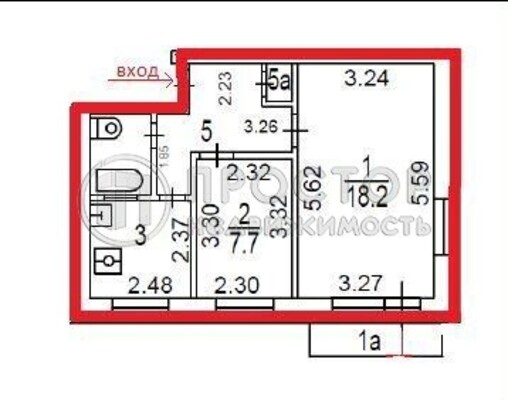 Продам двухкомнатную (2-комн.) квартиру, Семёновский пер, 18А, Москва г