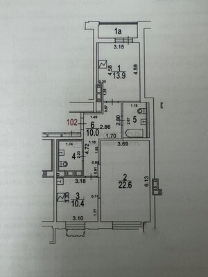 Продам двухкомнатную (2-комн.) квартиру, Посланников пер, 6, Москва г