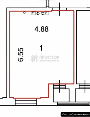 Продам коммерческое помещение 29,7 м2, Ленинградский пр-кт, 29к3, Москва г