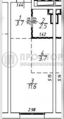 Продам однокомнатную (1-комн.) квартиру, Красного Маяка ул, 26А, Москва г