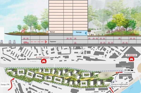 Продам коммерческое помещение 93,1 м2, Бережковская наб, 12, Москва г