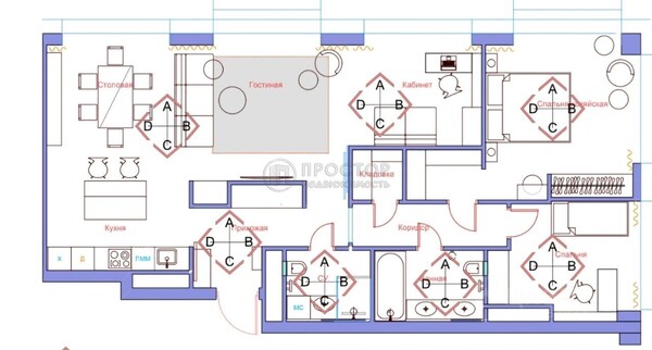 Продам многокомнатную квартиру, Янковского ул, 1к1, Москва г