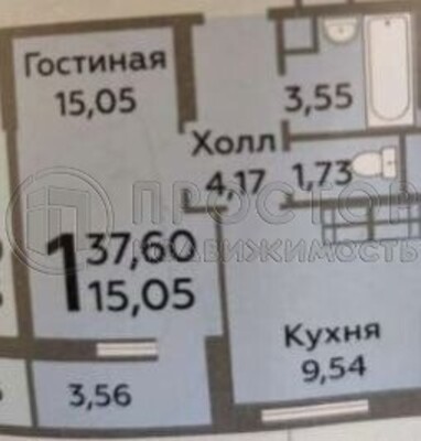 Продам однокомнатную (1-комн.) квартиру, Татьянин Парк ул, 19к2, Московский п