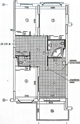 Продам трехкомнатную (3-комн.) квартиру, Авиационная ул, 79, Москва г