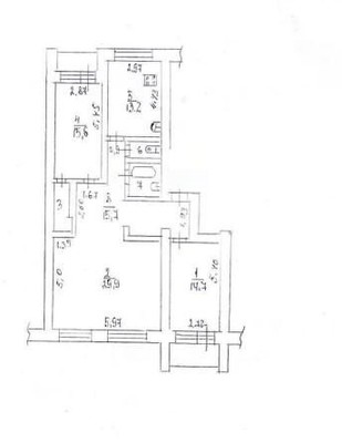 Продам трехкомнатную (3-комн.) квартиру, Домны Каликовой ул, 36, Сыктывкар г