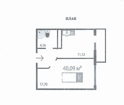 Продам однокомнатную (1-комн.) квартиру, Никанорова ул, 4в, Симферополь г