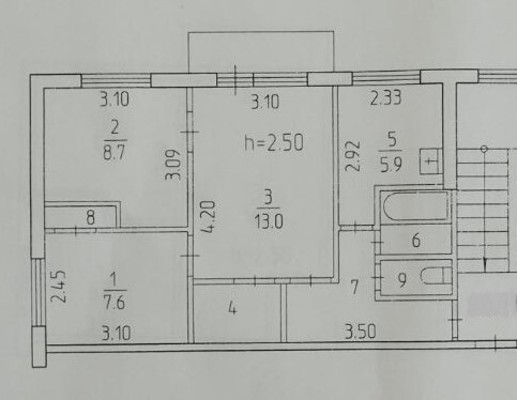 Продам трехкомнатную (3-комн.) квартиру, Голева ул, 3, Пермь г