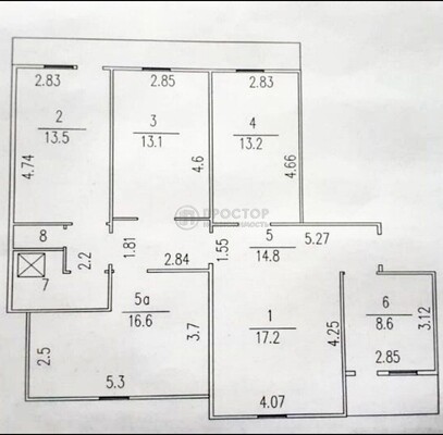 Продам многокомнатную квартиру, Лермонтовский пр-кт, 6, Москва г