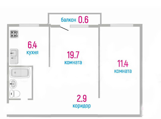 Продам двухкомнатную (2-комн.) квартиру, Северный пр-кт, 91к5, Санкт-Петербург г