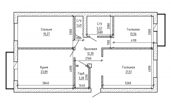 Продам трехкомнатную (3-комн.) квартиру, Московская ул, 7, Нальчик г