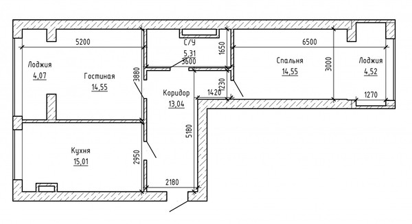 Продам двухкомнатную (2-комн.) квартиру, Тарчокова ул, 31к1, Нальчик г