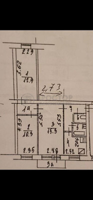 Продам трехкомнатную (3-комн.) квартиру, Заводской проезд, 20, Москва г