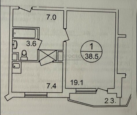 Продам однокомнатную (1-комн.) квартиру, Самуила Маршака ул, 23, Внуковское п