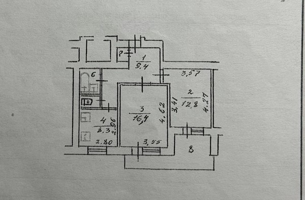 Продам двухкомнатную (2-комн.) квартиру, Первомайская ул, 1, Симферополь г