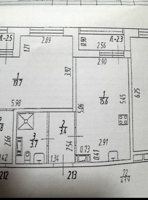 Продам однокомнатную (1-комн.) квартиру, Ручьевский пр-кт, 6, Мурино п
