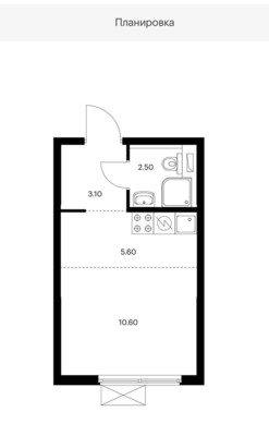 Продам однокомнатную (1-комн.) квартиру, Очаковское ш, 5к3, Москва г