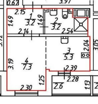 Продам однокомнатную (1-комн.) квартиру, Муринская дор, 8к2, Санкт-Петербург г