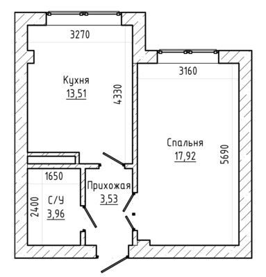 Продам однокомнатную (1-комн.) квартиру, Шогенова ул, 7, Нальчик г