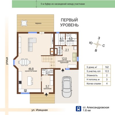Продам дом, Изящная (Волхонское тер) ул, 13, Пушкин г, 0 км от города