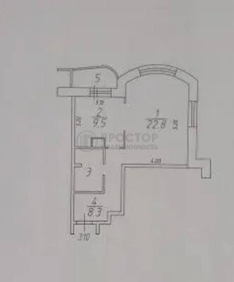 Продам однокомнатную (1-комн.) квартиру, Южный б-р, 6, Красногорск г